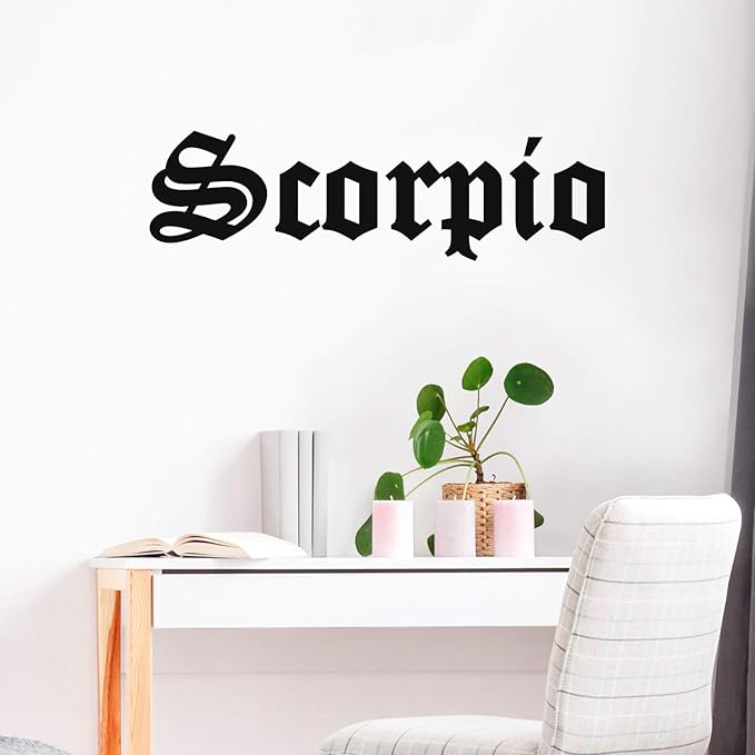 Vinyl Wall Art Decal - Scorpio - 10