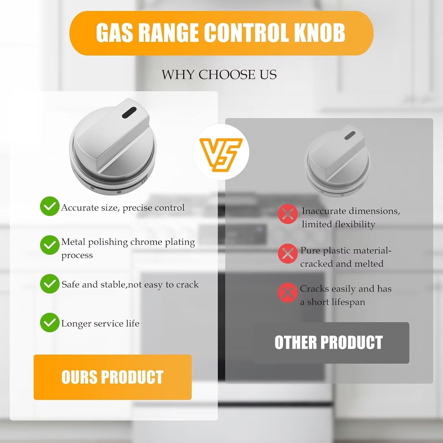 2026 New AEZ73453509 Stove Knobs Replacement for LG Gas Range Oven Stove Models LRG3081ST/01 LRG3083ST/00 LRG3085ST/00 LRG3091ST/00 LRG3091ST/03