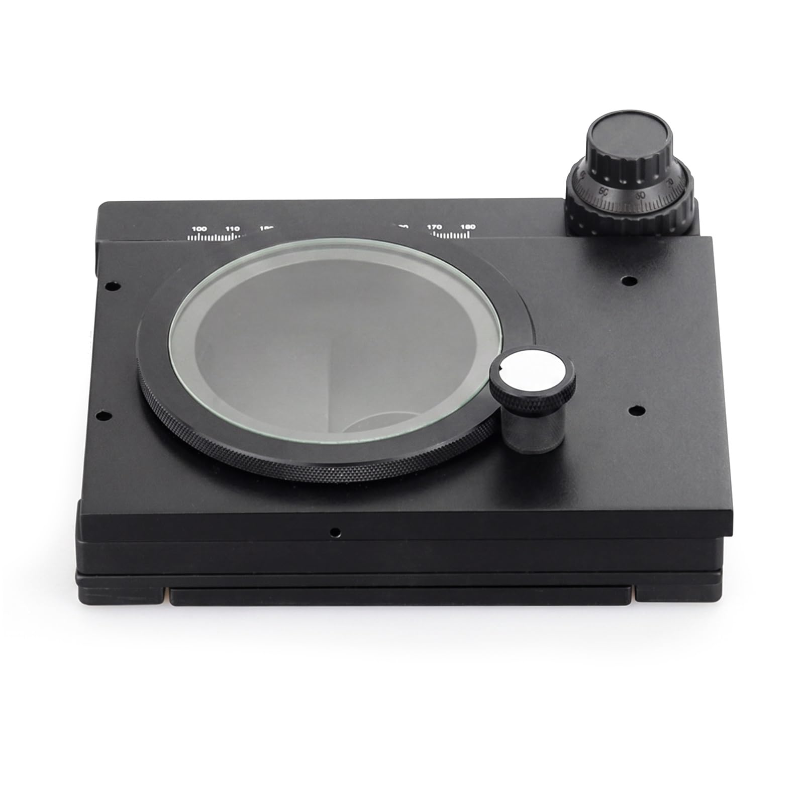 Platina mecánica para microscopio, mesa deslizante XY para inspección lab | Alta precisión, eje Z giratorio de 360°, recorrido de 60x55mm, para microfotografía, microscopios estereoscópicos mesa óptica