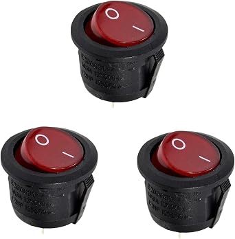 3-Pack On/Off Power Switch for Hoover Windtunnel Vacuums | Compatible with 440003992 270046001, Fits UH70815 UH70819 UH70821 UH70829, Fits UH70832 UH70839 UH71250 UH71230 UH70817