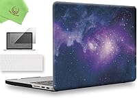 Vista 27 de UESWILL Funda rígida mate 3 en 1 compatible con MacBook Pro (Retina, 13 pulgadas, finales de 2012/2013/2014/principios de 2015), modelo A1425 / Negro