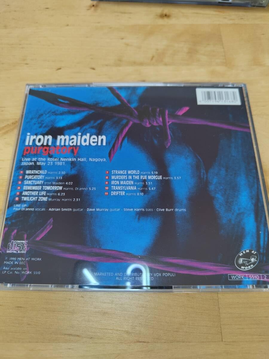Amazon.co.jp: 【】アイアン・メイデン IRON MAIDEN／purgatory LIVE