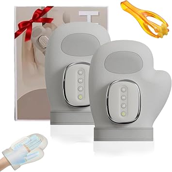 Hand Massager with Heat and Compression, Hand Massager for Arthritis, 3 Massages 4 Temperatures, for Finger and Palm Relaxation 2PCS