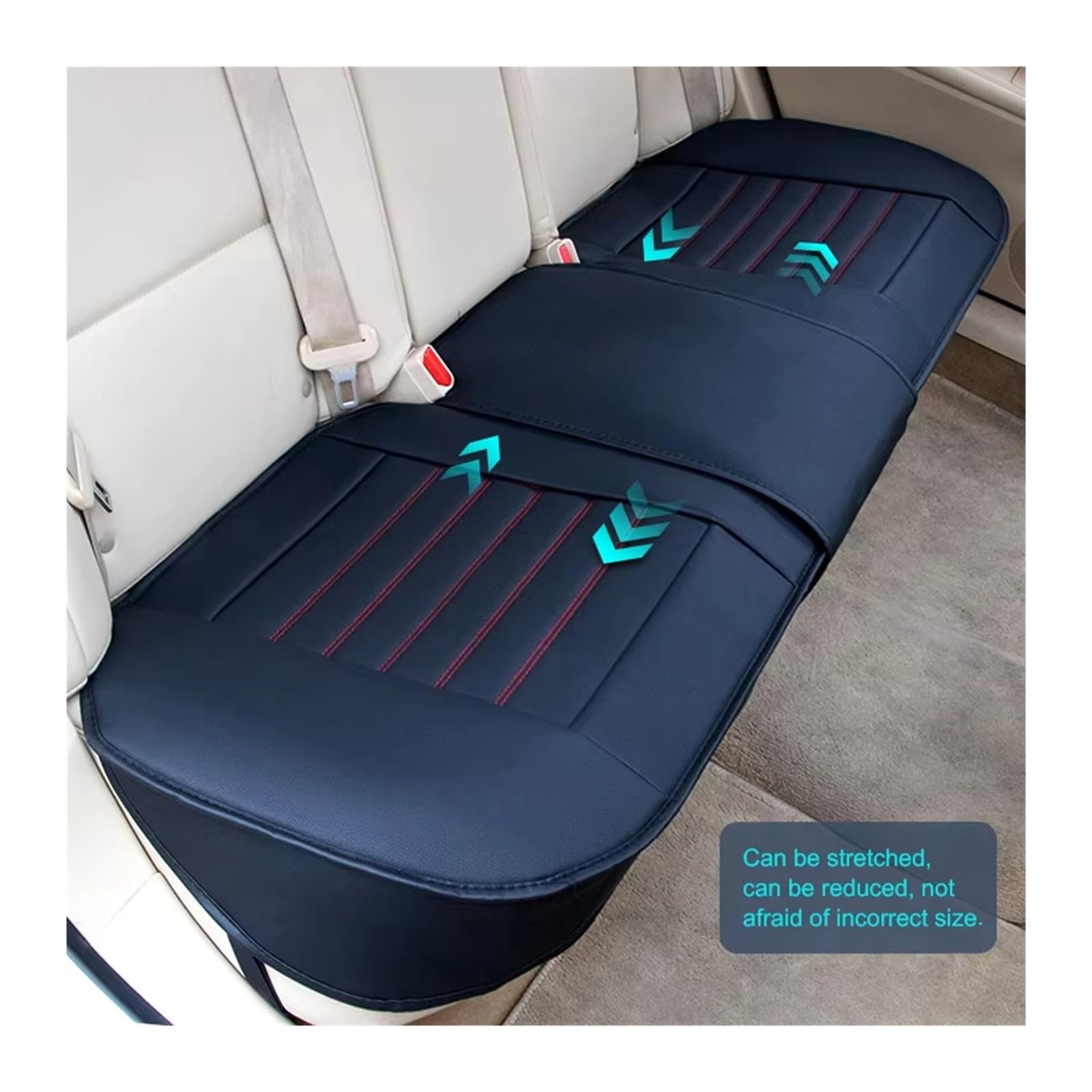 Funda Asiento Coche Completamente Rodeada, Cojín Protector Automático PU, Alfombrilla Protectora para Silla Antiarañazos Juego Fundas Asientos