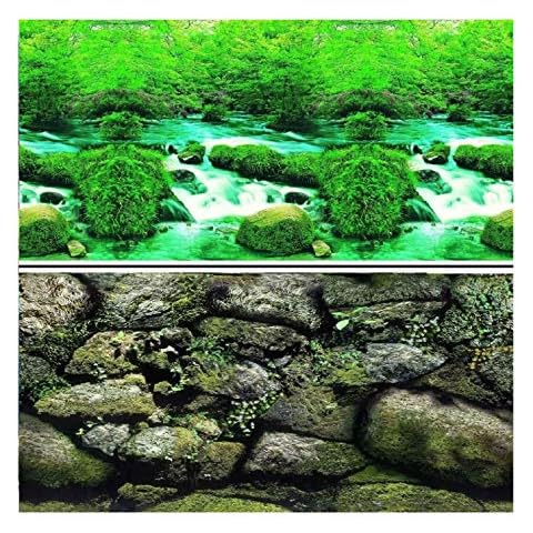 Hidom Double-Sided Aquarium Background Poster Cover