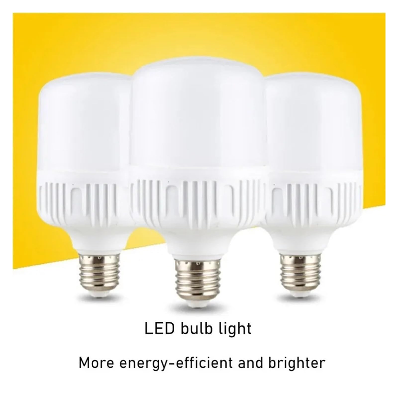 Genérico Bombilla LED E27 de 100 W con Rosca de 220 V, luz Blanca, protección Ocular, sin Parpadeo (40 W).