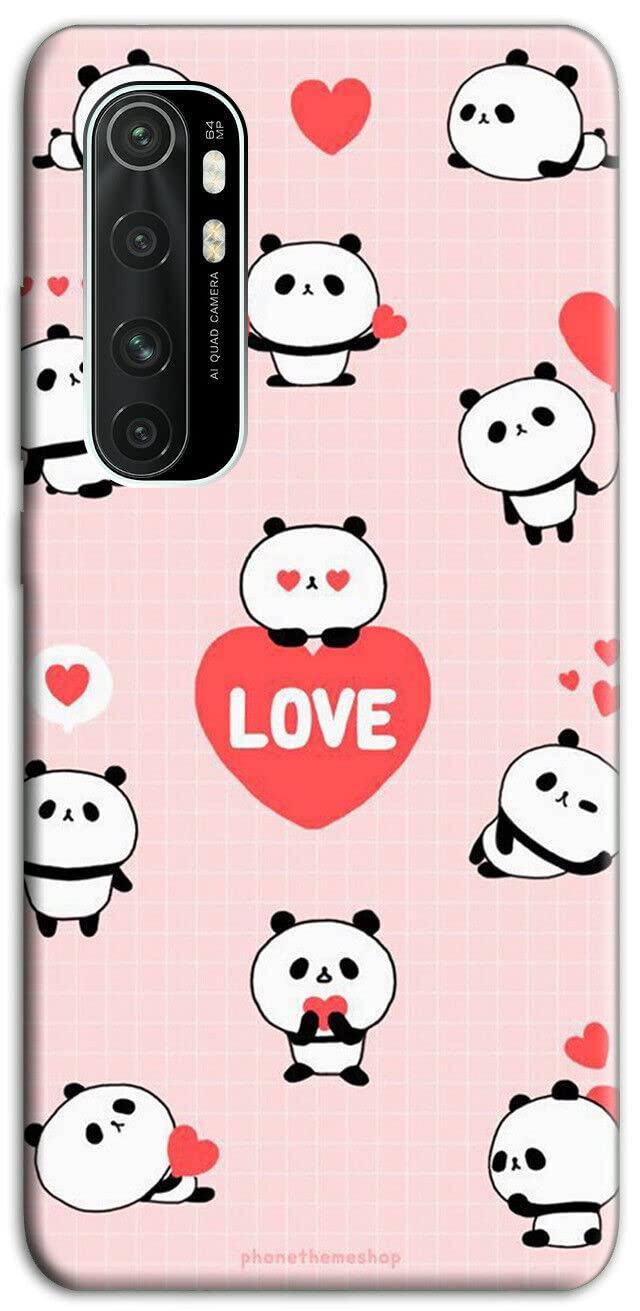 Mixroom - Cover Custodia Back case In TPU Silicone Morbido Per TCL 20L / TCL 20L Plus Fantasia Panda Love W349