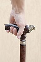 Vista 6 de Bastón de madera personalizado para hombres y mujeres de moda - búho - Bastón de madera con estilo bastones de madera elegante