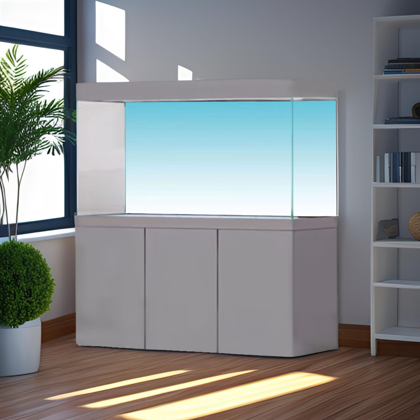 Colorful gradient Aquarium Poster，Fish Tank Background Decoration，PVC Self Adhesive Fish Tank Wallpaper Sticker for Aquarium Fish Tank Decoration (3, 60 * 150cm)