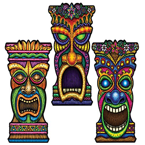Tiki Cutouts Party Accessory (1 count)