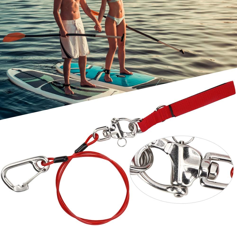 Freediving Rope, 316 Pro Stainless Steel Safety Rope with Wristband Dive Safe Lifeline for Freediving Diving Snorkeling Water Sport