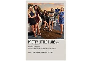 Pretty Little Liars TV Series Modern Art Poster