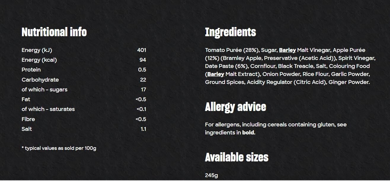 Branston Rich & Fruity Sauce (250g) image 2