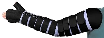 30-40 mmHg Medafit Firm Arm Sleeve W/Straps and Medahand; XL Long; Right; Black SIGVARIS