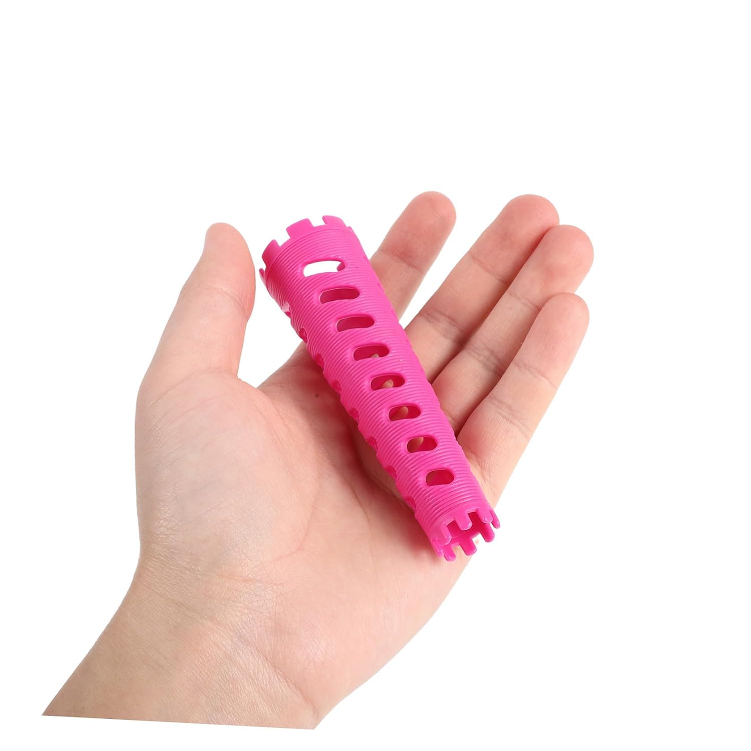 WOONEKY 48pcs Small Flexible Perm Rods for Tight Spiral Curls, Plastic Salon Perming Hair Rollers in 4 Colors, Heatless Cold Curling Sticks for Home and Professional Hair Styling