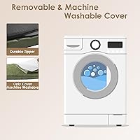 Vista 6 de EHEYCIGA Camas ortopédicas XL para perros extragrandes con funda extraíble lavable, color verde oscuro, 44 x 32 pulgadas