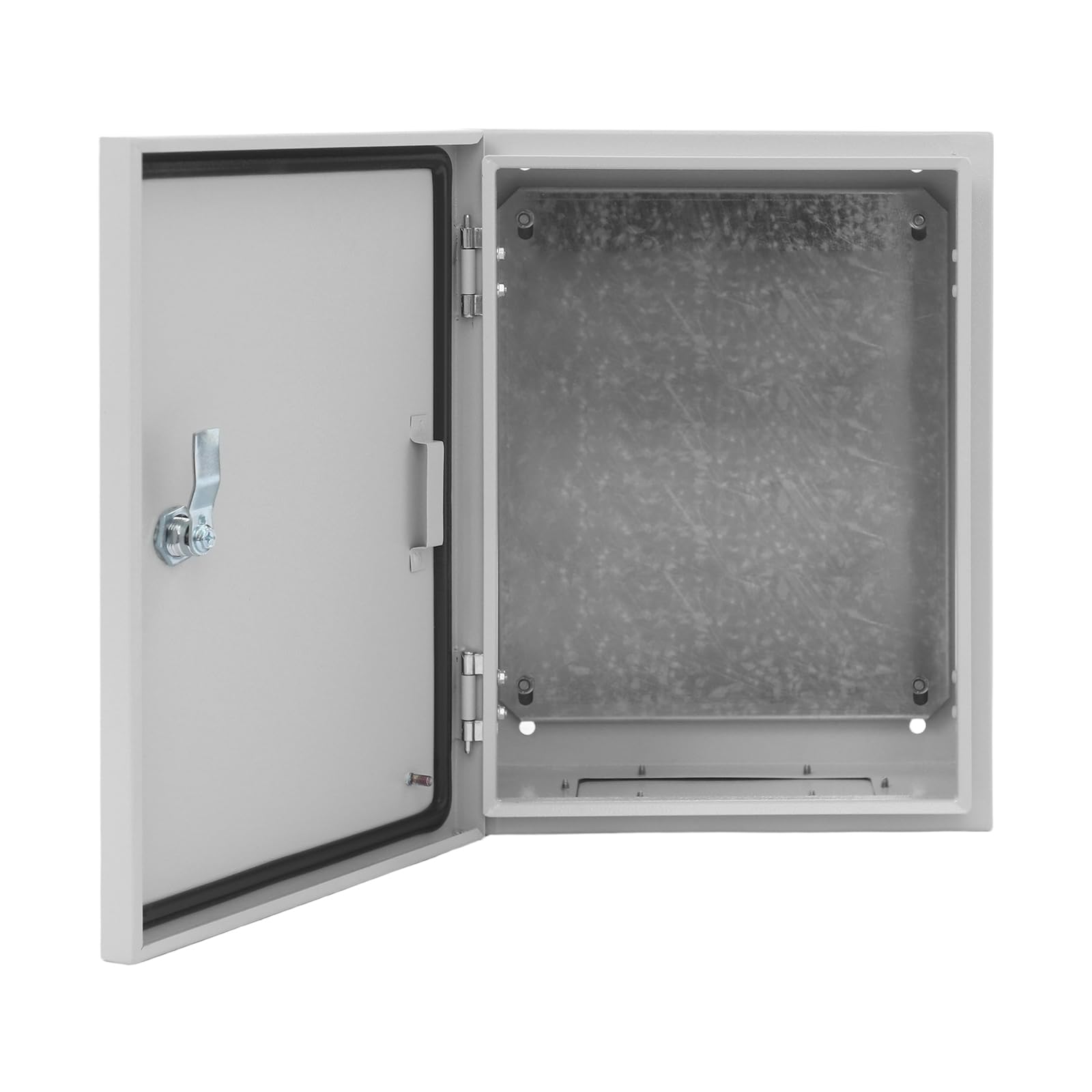 Verteilerkasten Aufputz, Stromverteiler Aussen Wasserdicht 30x40x20cm, Schaltschrank Metall mit Schloss, Wand Einschrauben Schaltkasten, Kabelbox Außen, inkl. Isolierbänder und Erdungsdraht