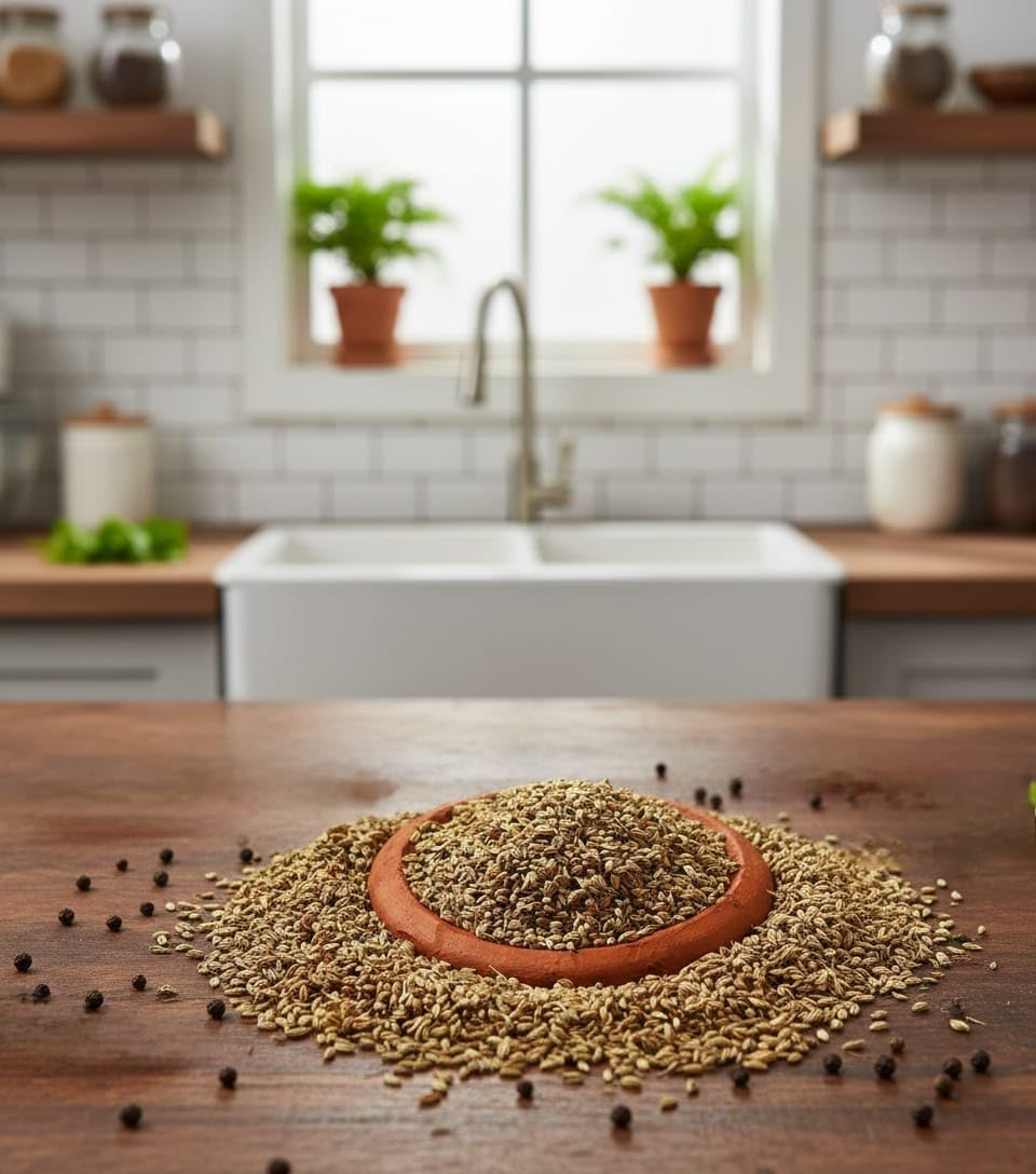 Ajwain Churn | 250 g | Carom Churn Omam Powder Gluten-Free | Vamu, Ajowan, Ayamodakam Bi Rich In Antioxidants