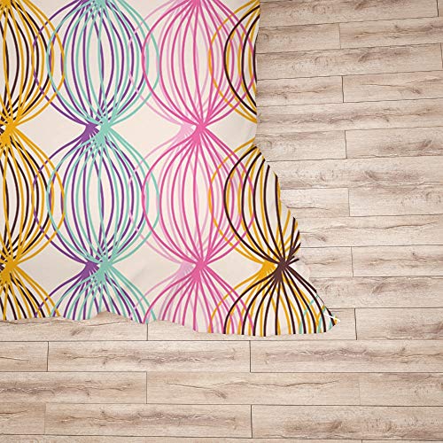 Parure de lit King Size 3 pièces en polyester imprimé multicolore toutes saisons - 6