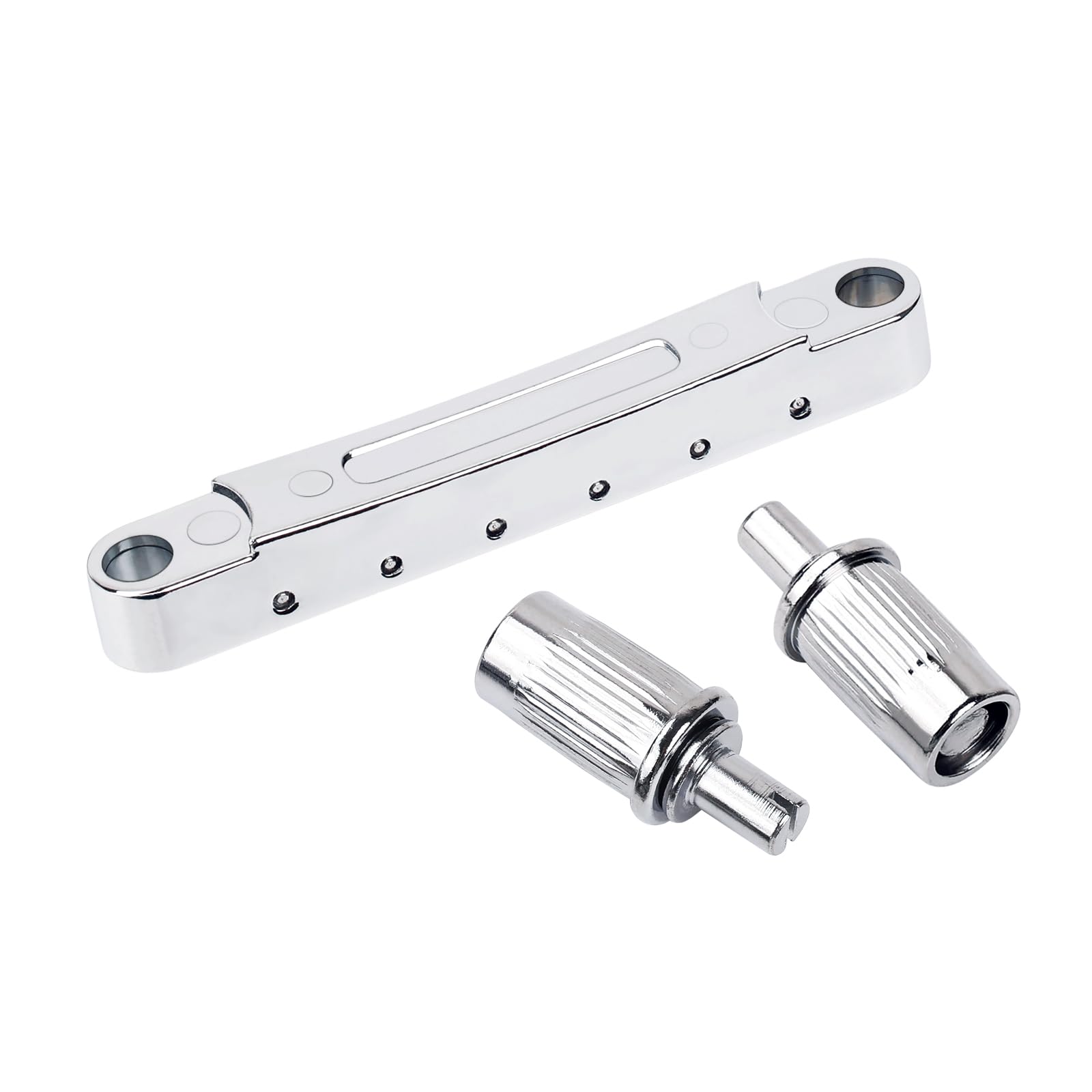 Banworks Electric Guitar Saddle Bridge Tune-O-Matic Bridge 52.5mm (2-1/16") String Spacing for Epiphone EPI LP Les Paul/SG Style Guitars JT/GDQQ-03 Chrome - Image 4