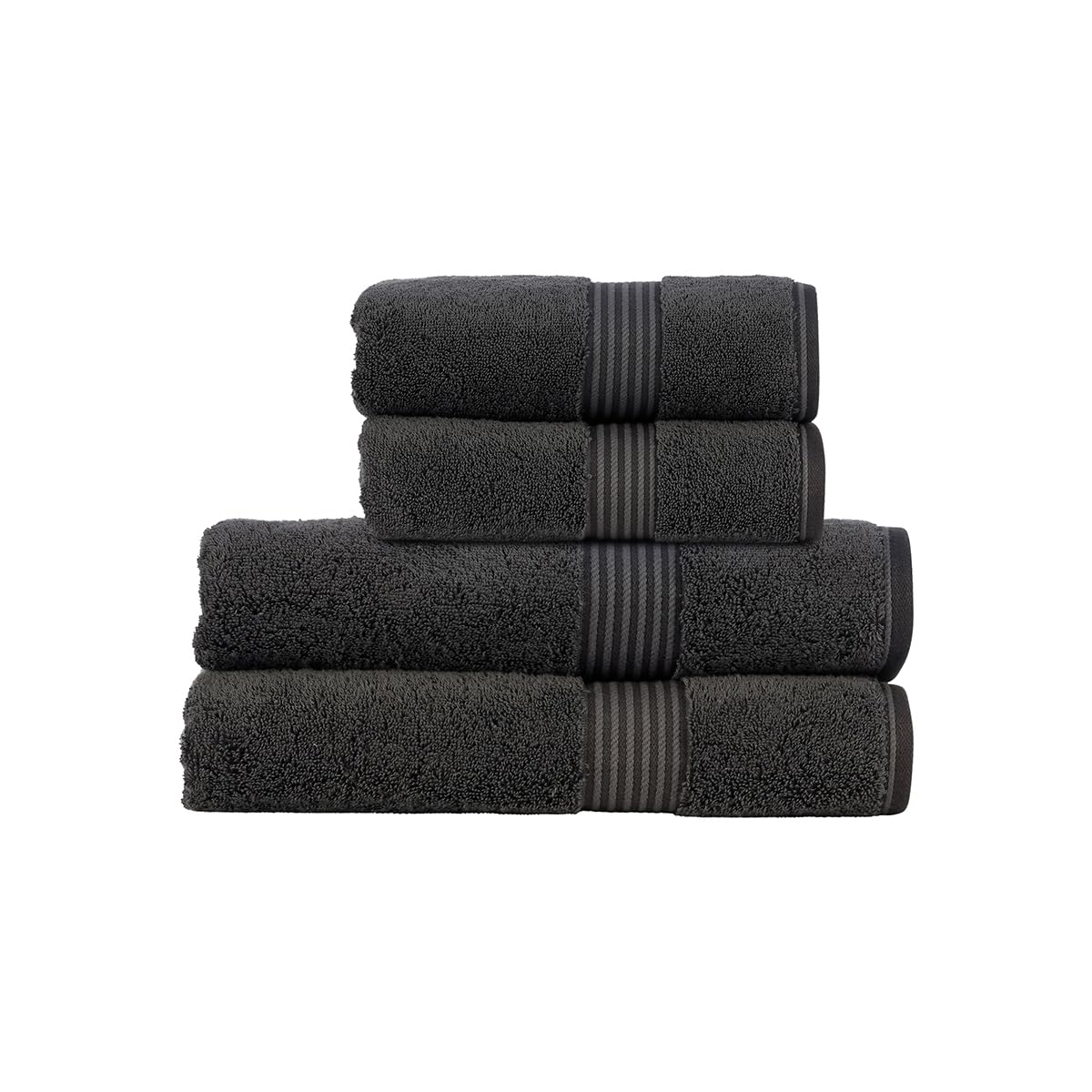 Christy Supreme Hygro 2 Hand Towels Set | Blush Pink | 100% Luxury Supima Cotton | Ultra Soft | Super Absorbent | 650GSM | Plush and Long Lasting — view 136