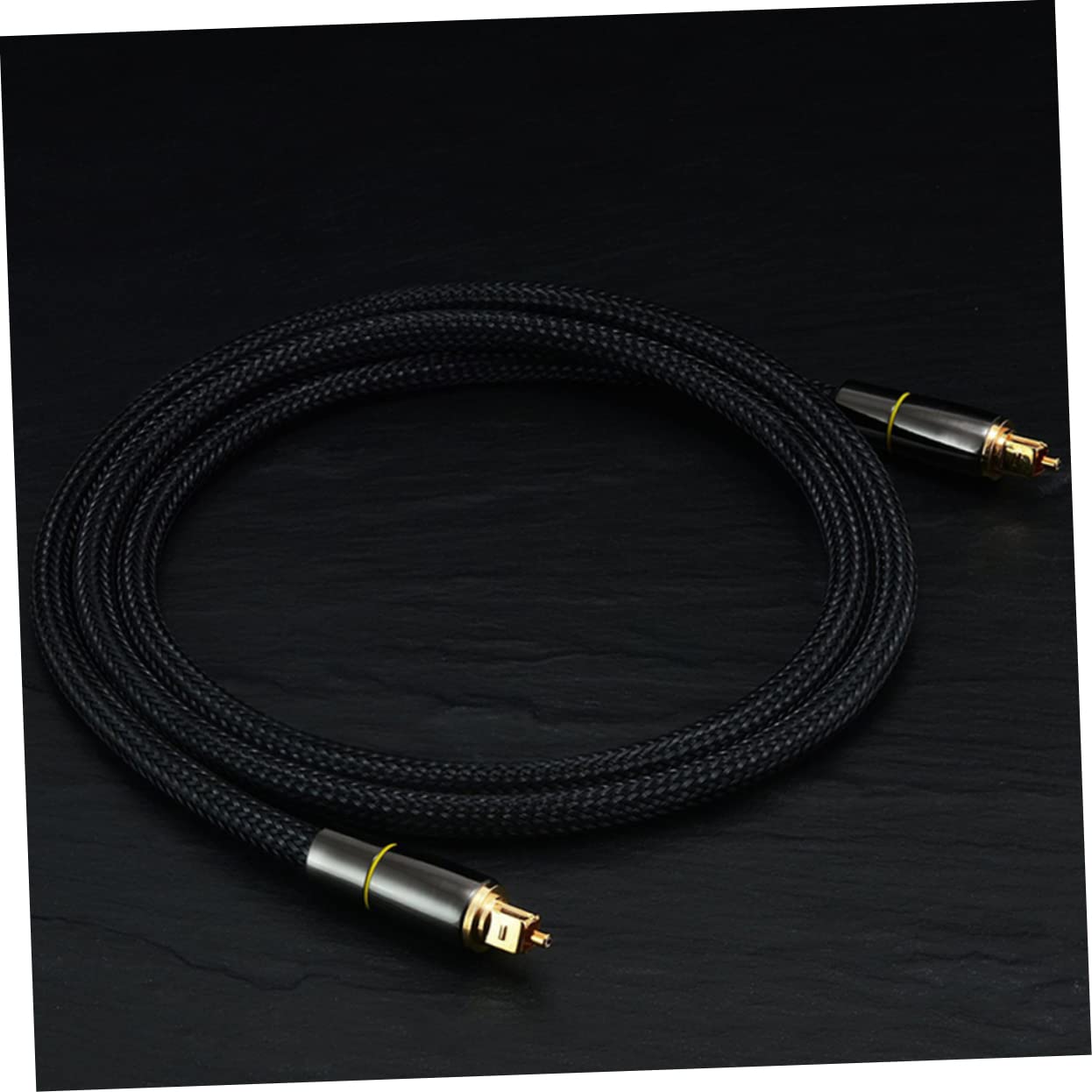 Uonlytech 3pièces Câble Audio Optique Numérique Câble Pour Console De Jeu Barre Télévision Connecteurs Plaqués Transmission De Signal Sans Perte