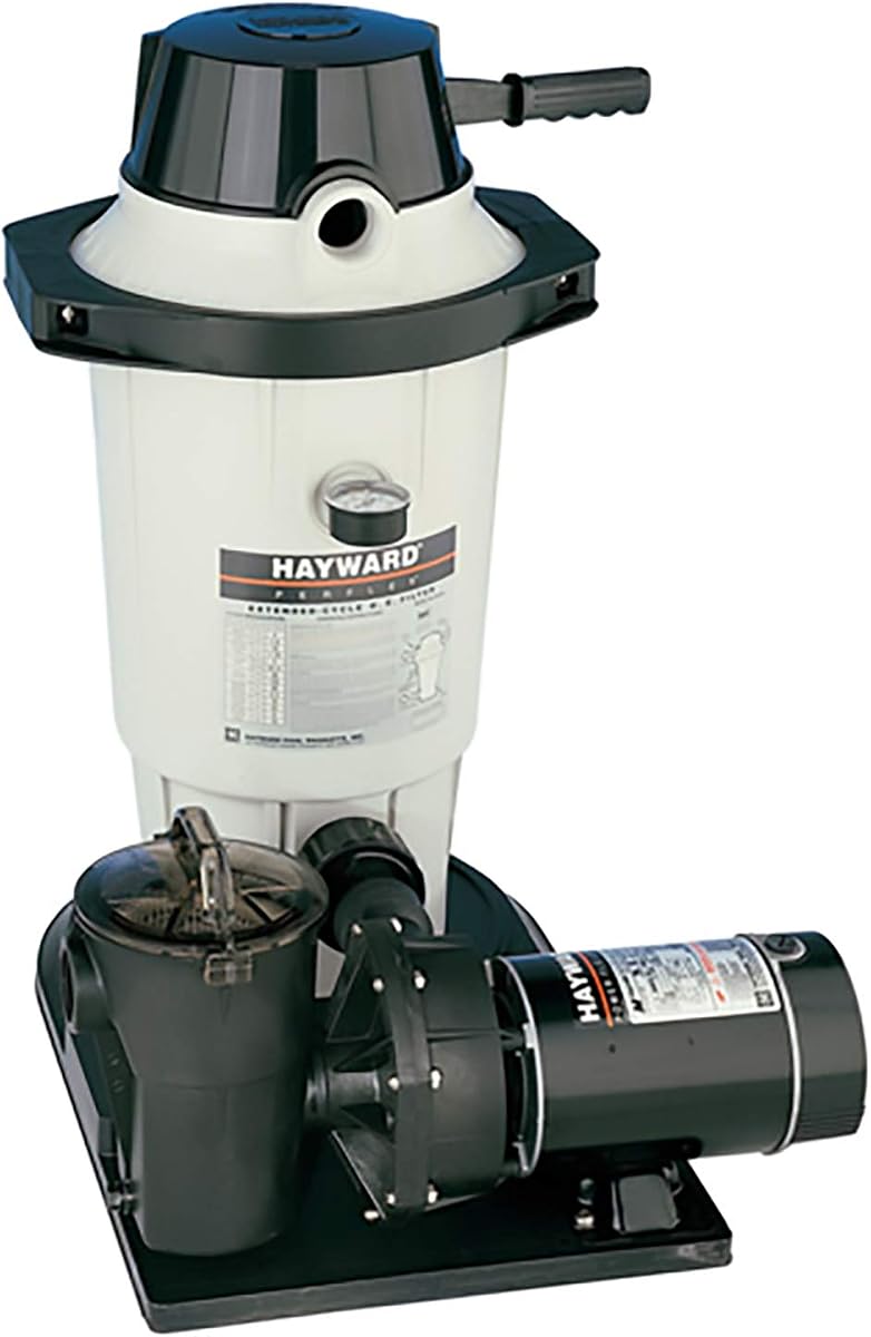 Hayward W3EC50C93S Perflex 1.5 HP Diatomaceous Earth Pool Filter Pump System for Above-Ground Pools