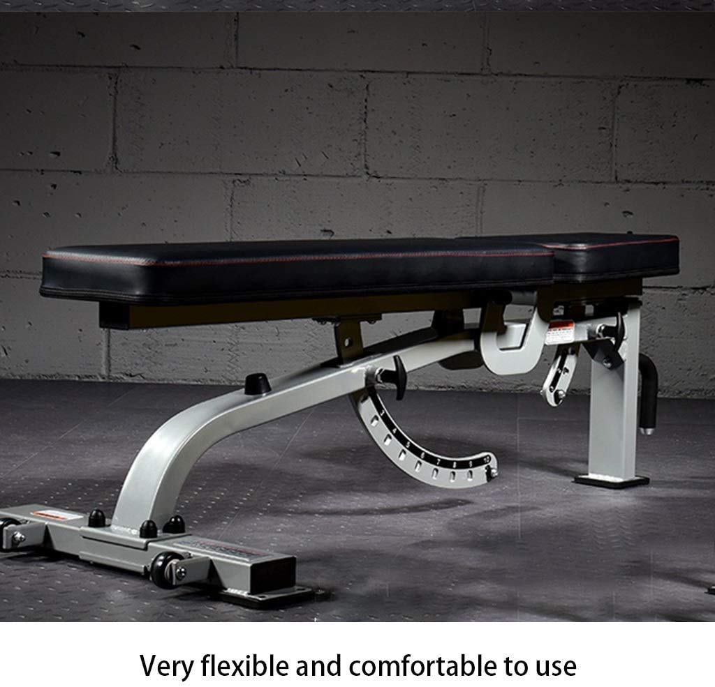 OTQEFTN Adjustable Weight Bench,Benches Dumbbell Bench Bench Press Sit-Ups Home Fitness Equipment Bench Multifunctional Foldable Abdominal Board