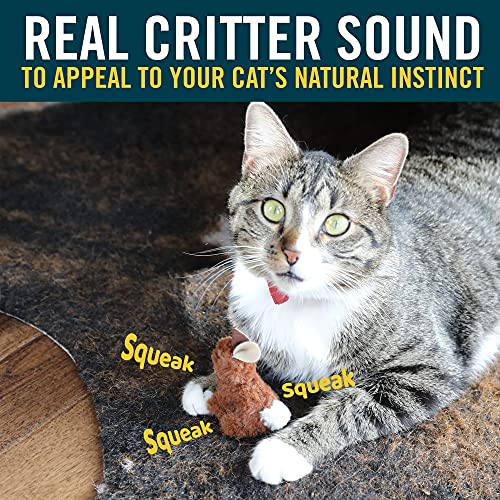 Play-N-Squeak Ourpets Backyard Bunny Catnip Cat Toy, Multi-Color, (Ct-10494) #TOP2