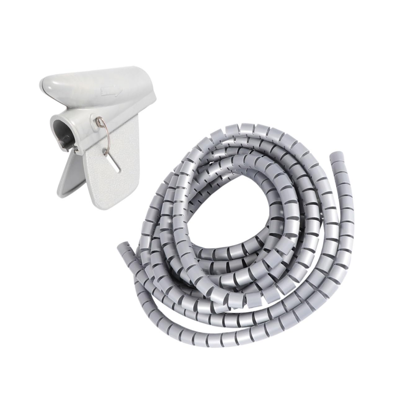 OSALADI 2pezzi Organizzatore Cavi Spirale Flessibile Protezione Cavi Per Tv e Metri Design Compatto e Leggero Per Casa e Ufficio