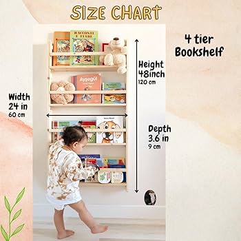 ブロック社ブックスタンド壁面型　国産木製家具　日本製　モンテッソーリ 教育 ブロック社ブックスタンド壁面型 国産木製家具 日本製