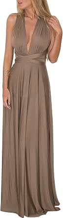 Women Transformer Multi-Way Bandage Dress Convertible Bridesmaid Gown