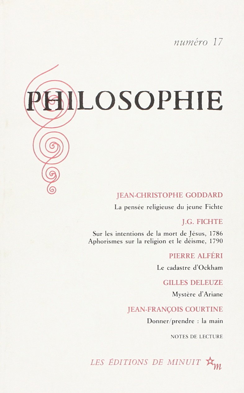 PHILOSOPHIE
