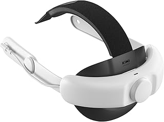 KIWI design Comfort Head Strap 6400mAh Battery Compatible with Meta Quest 3S/Quest 3 VR Headset Accessories Pressure Free ...