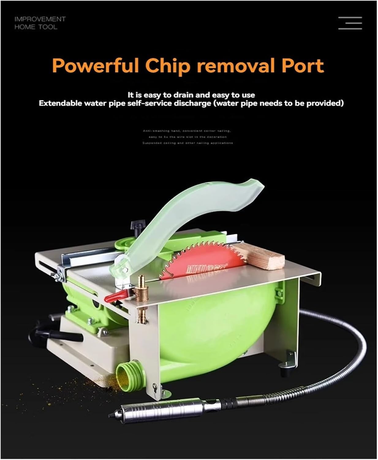 【完売必至】宝石加工機 大電力ミニ強力研磨切断機、テーブルグラインダーテーブルソー多機能小型翡翠研削盤 アクセサリー/小物/天然石/金属/パーツ