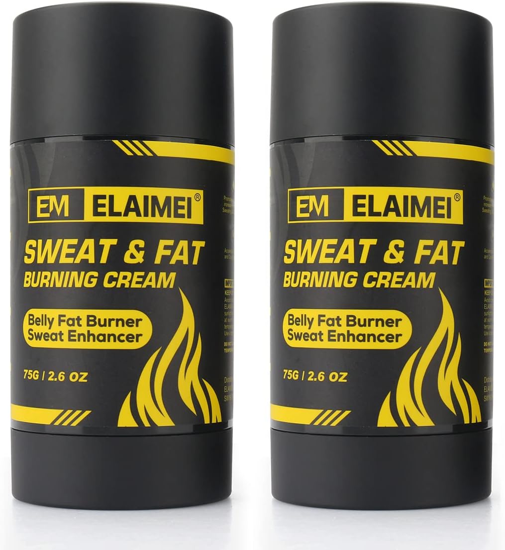 Hot Gel Cream, Fat Burning Sweat Cream, Weight Loss Workout Enhancer Gel for Belly, Slimming Cream for Tummy, Anti Cellulite Cream for Body for Women and Men (2 PCS)