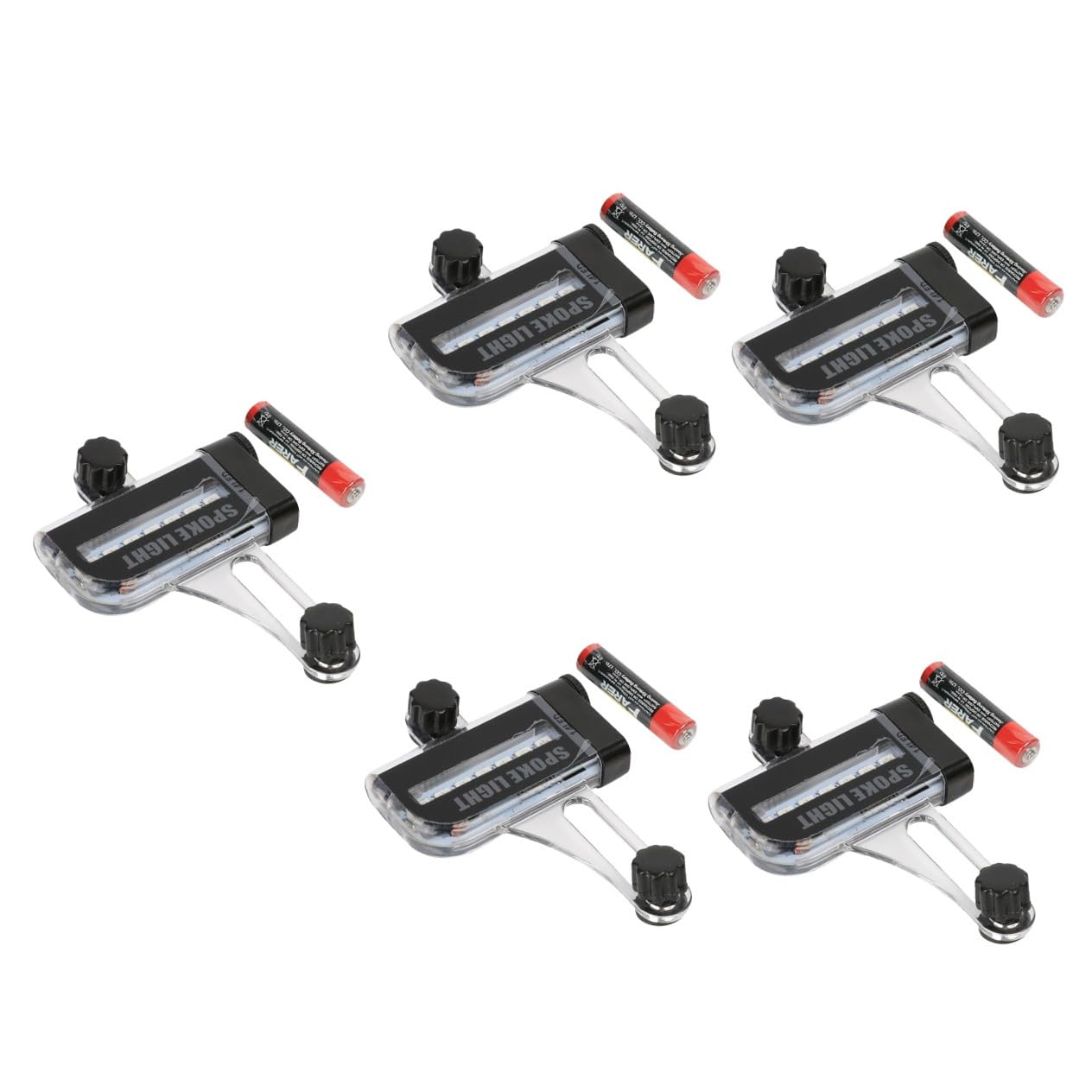 BESPORTBLE lámpara de Rueda de Bicicleta Ligera Bike Light Accesorios Bicicleta Luces Bicicletas Ligero Elegante luz de Rueda de Bicicleta Ruedas de Bicicleta prácticas el plastico