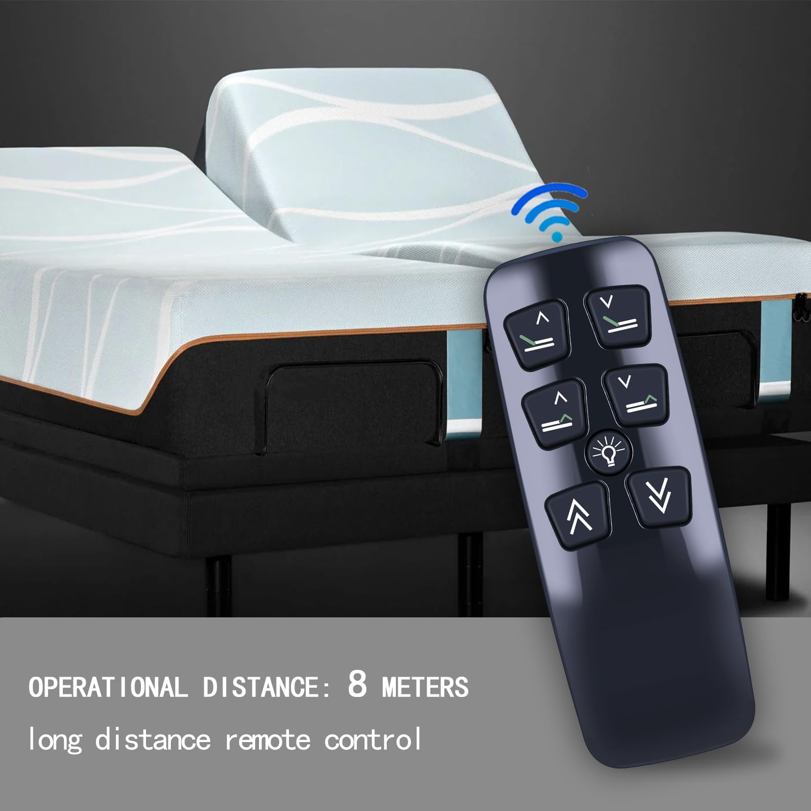Mando a distancia para cama ajustable Leggett & Platt (Serie 100 o T120) LINAK HC1ABL HC10