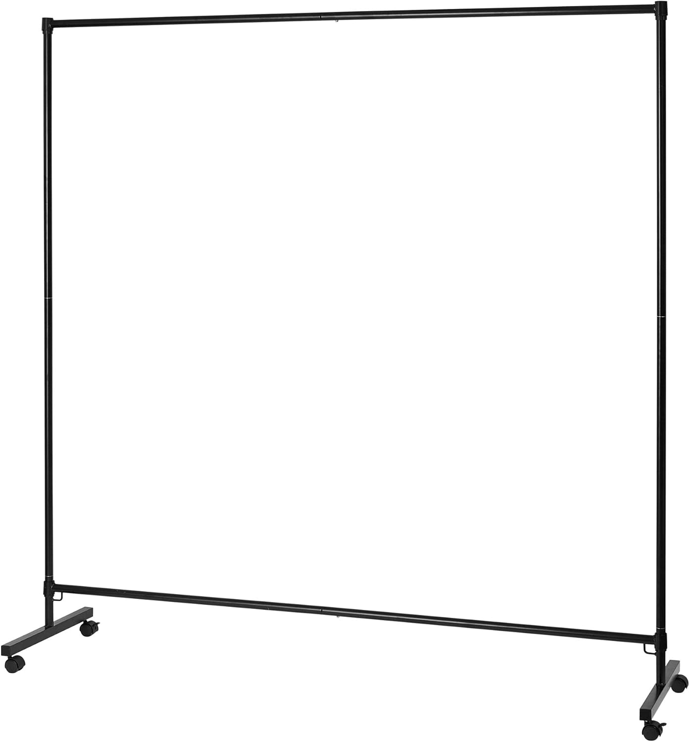 Don't Look at Me - Simplified Privacy Room Divider - Black Frame