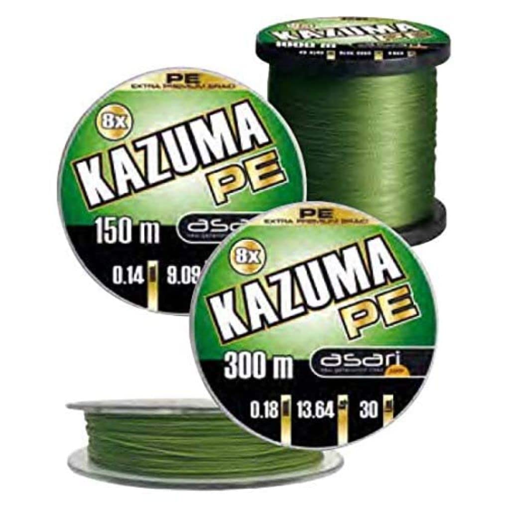 Tresse robuste ASARI KAZUMA 8X PE 0.40mm 1000m pour éviter les casses sur les rochers
