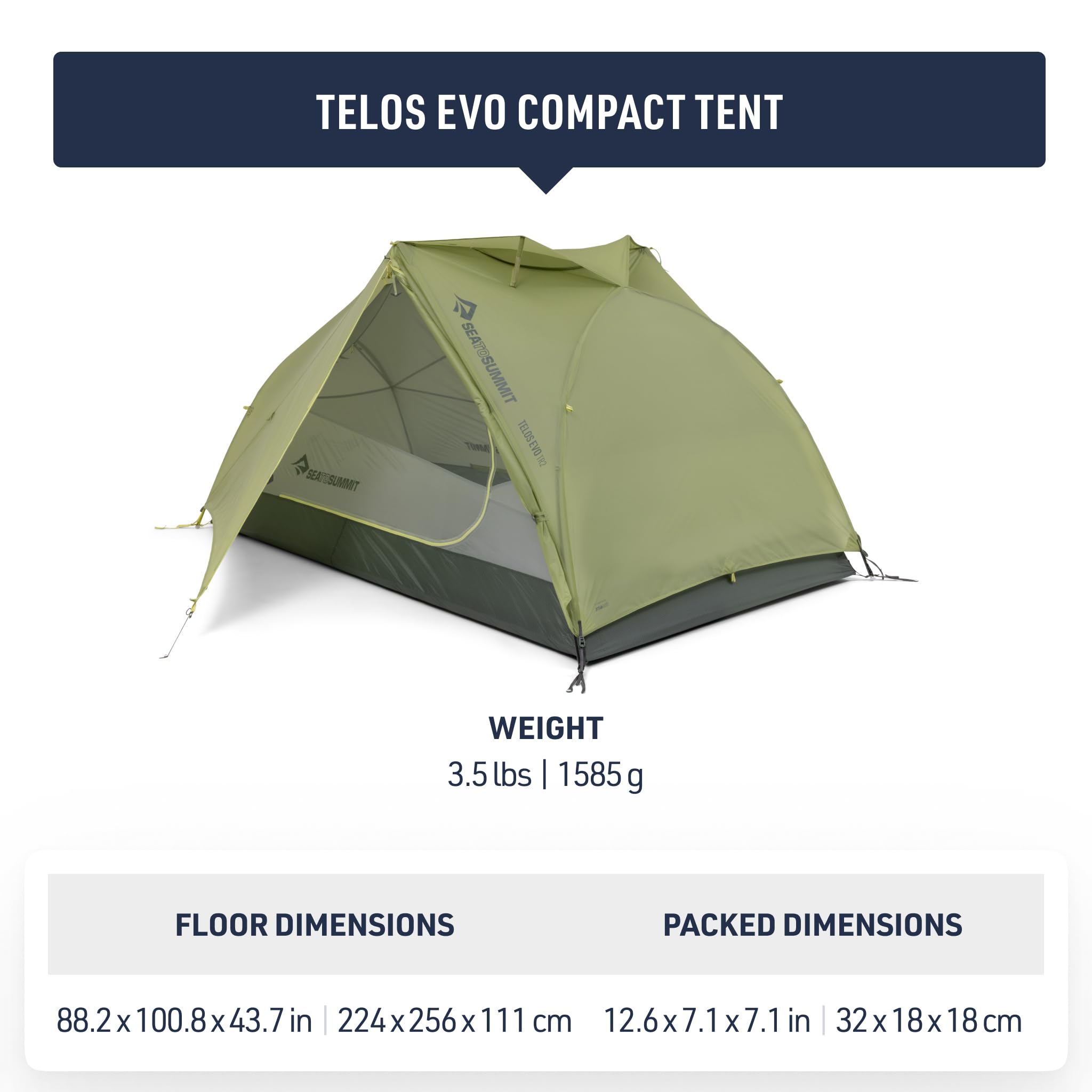 Sea to Summit Telos Evo Compact namiot rowerowy dla 2 osób