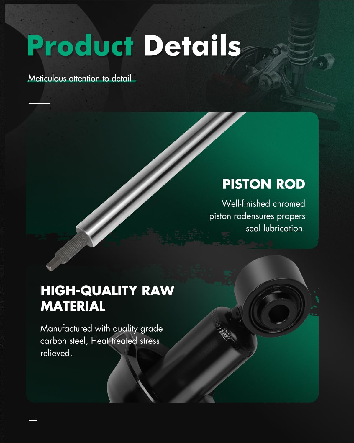 Amazon.com: Shocks,SCITOO Front Rear Gas Struts Shock Absorbers