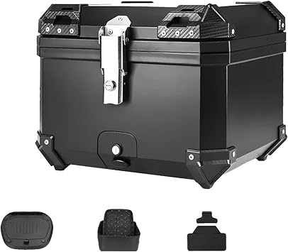 57L Motorcycle Helmet Box Universal Top Tail Rear Luggage Storage Tool Cases Lock For R1200GS R1250GS 1200 GS LC ADV