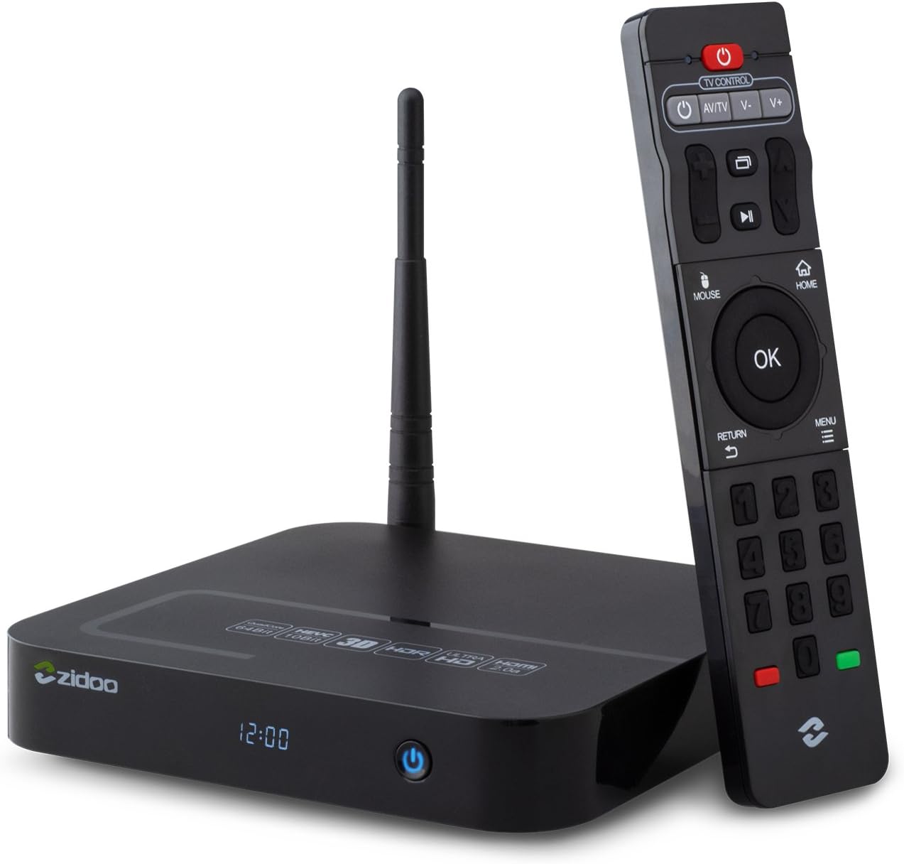 Zidoo X8 Android Box Media Hub [RealTek 1295DD Quad Core 2G/ 8G/ Dual Band Wi-Fi/ 1000M/ 4K/ HDR/ 3D Dual-Band/LED Display]. Sold Directly by Zidoo Technology Limited.