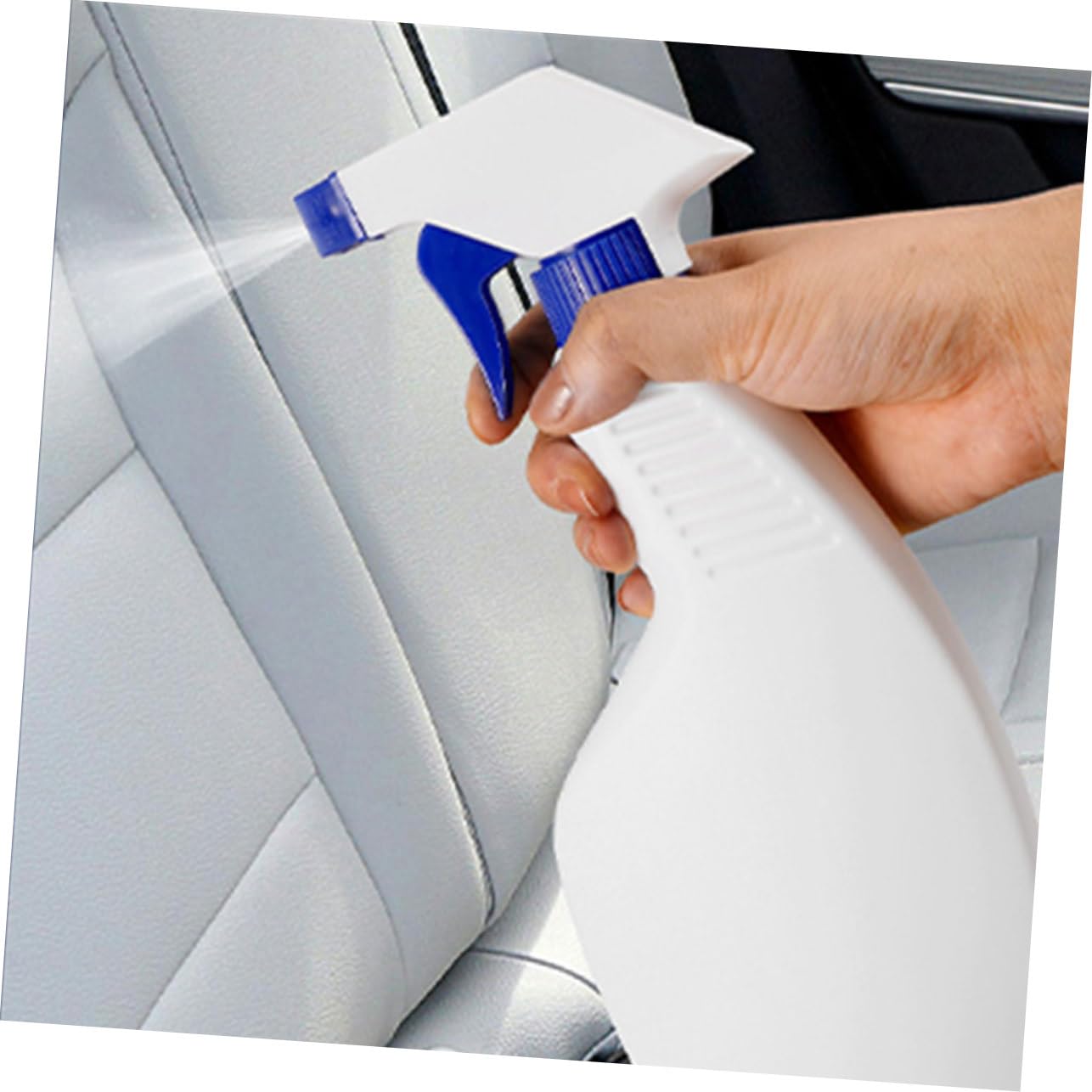 MAGICLULU Spray de Plástico Blanco de 500ml Paquete de 8 Botellas Diseño Ergonómico, Reutilizables para Limpieza para Uso Comercial y Doméstico