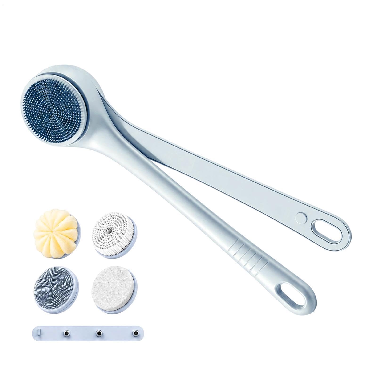 Cepillo Eléctrico De Baño Corporal Exfoliador con Masaje Giratorio, 2