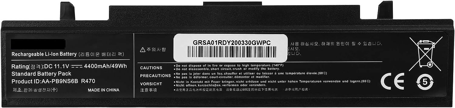 Wefly R580 Laptop Battery Compatible for Samsung NP-RV520 NP-RV540 NP-RV720 300E4X 3430E 350U2B 350V5C 355E5C 355V4C 550P 550P4C 550P5C 550P7C E251E NP-R509 NP-Q320 NP-Q430 NP-R580 Laptop Battery (B0CG3K66SL) Amazon Price History, Amazon Price Tracker