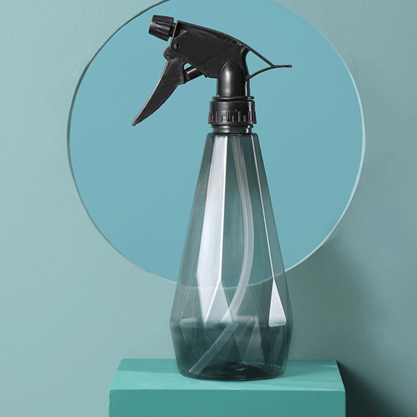 RONTEDA Flacon Pulvérisateur En Plastique Pour Plantes - 600 Ml - Vaporisateur D'eau Rechargeable Pour Plantes, Fleurs, Jardinage, Nettoyage De Maison (rose