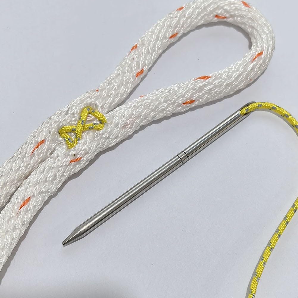 Besttoolifes Seil-Spleißwerkzeug-Set, Seil-Spleiß-Fids-Kit für doppelte geflochtene Augenlinie, für doppelte geflochtene Augenlinie, enthält 5 Größen: Fids: 1/4, 5/16 Zoll, 3/8 Zoll, 7/16 Zoll, 1/2