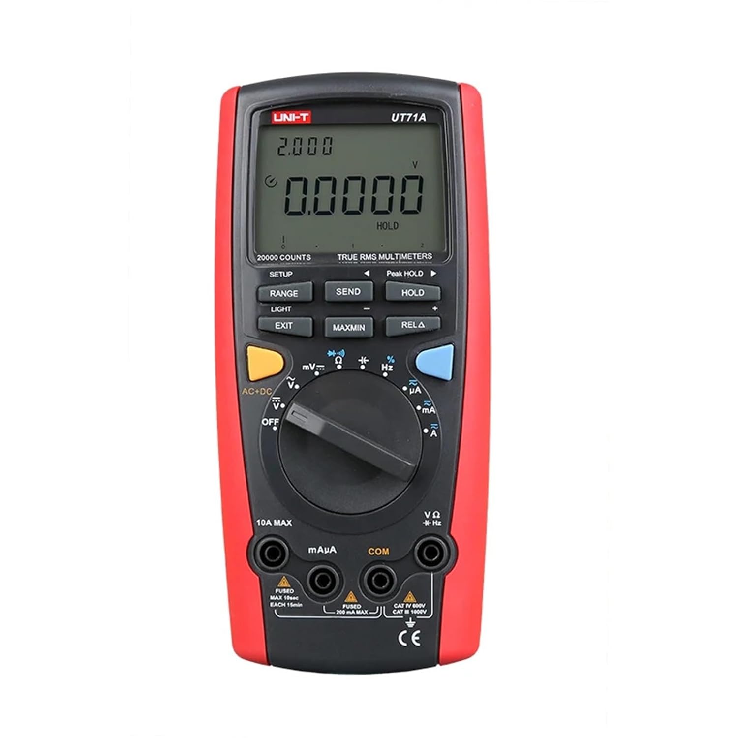 UNI-T UT71A UT71B UT71C UT71D UT71E Handheld True RMS Intelligent Digital Multimeter PC Communication/Data Storage(UT71C)
